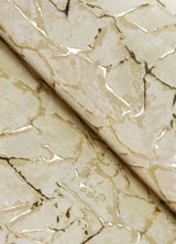 Soma Gold Metallic Crackling Wallpaper with Abstract Modern Pattern - A-Street Prints 4105-86625