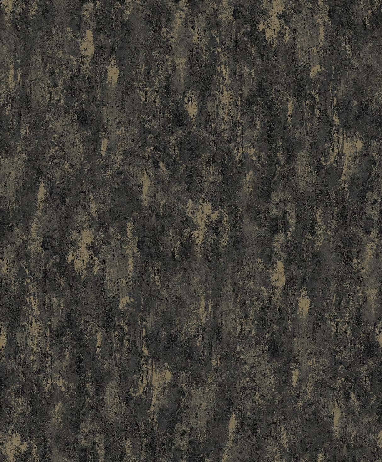 Diorite Black Splatter Wallpaper with Metallic Distressed Texture - A-Street Prints 4105-86638