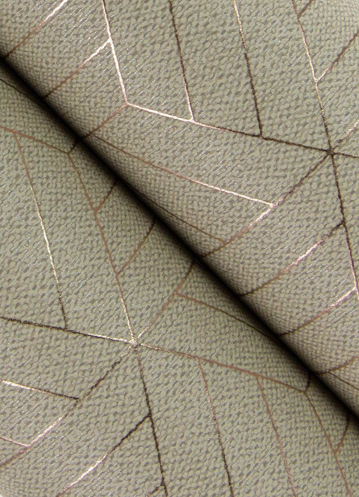 Izarra Copper Geometric Block Wallpaper with Metallic Raised Ink Modern Graphics Pattern - A-Street Prints 4105-86642