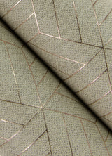 Izarra Copper Geometric Block Wallpaper with Metallic Raised Ink Modern Graphics Pattern - A-Street Prints 4105-86642