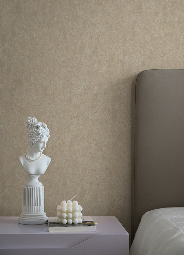 Pliny Off White Distressed Texture Wallpaper with Metallic Raised Ink Textured Abstract - A-Street Prints 4105-86646