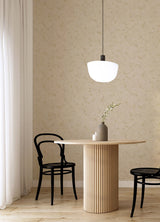 Mahina Gold Floral Vine Wallpaper with Metallic Botanical Feature Wall Style - A-Street Prints 4105-86649