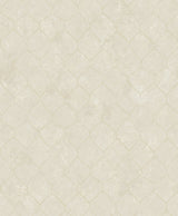 Rauta Pearl Hexagon Tile Wallpaper with Metallic Champagne Outline - A-Street Prints 4105-86652