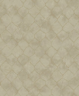 Rauta Gold Hexagon Tile Wallpaper with Metallic Geometric Tile Motif - A-Street Prints 4105-86653
