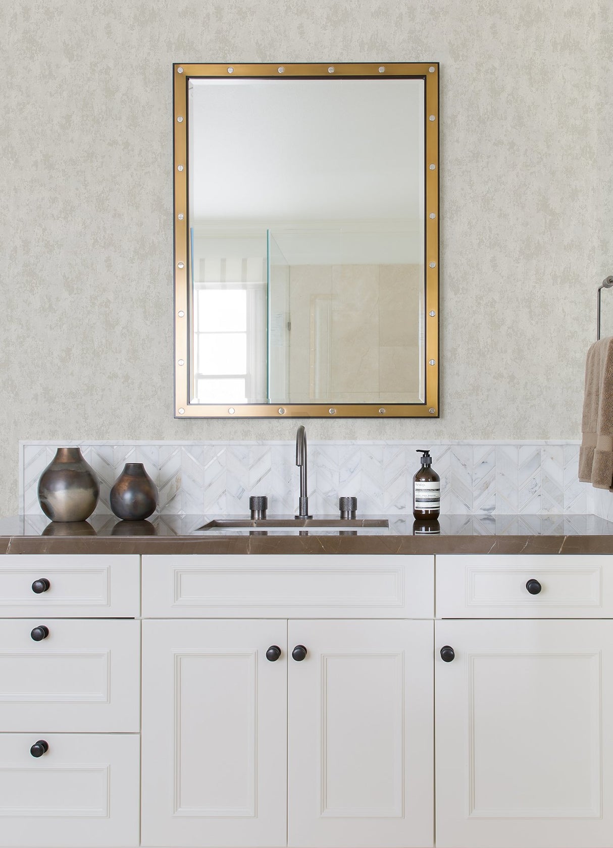 Haliya White Metallic Plaster Wallpaper with Modern Abstract Plaster Effects - A?Street Prints 4105-86657