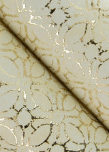 Khauta Gold Floral Geometric Wallpaper with Metallic Raised Ink Texture - A-Street Prints 4105-86664