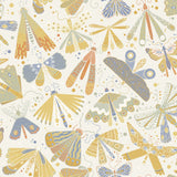 Flyga Bonanza Gold Wallpaper with Bohemian Butterfly Pattern - A-Street Prints 4111-63023