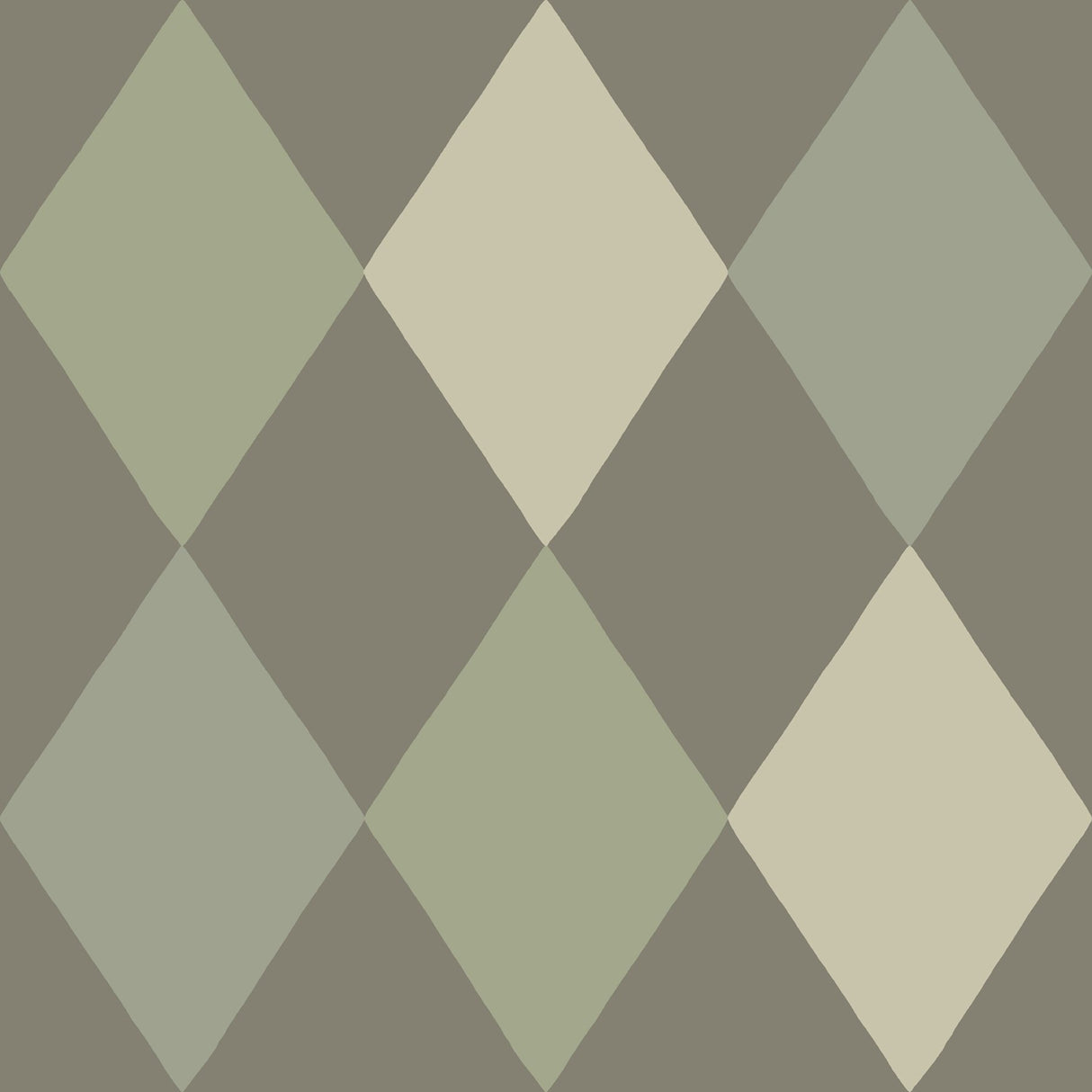 Kalas Olive Diamond Wallpaper with Geometric Diamond Pattern, Feature Wall Style - A-Street Prints 4111-63028