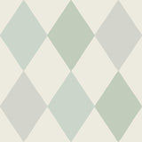Kalas Light Blue Diamond Wallpaper with Geometric Feature Wall Style - A-Street Prints 4111-63030
