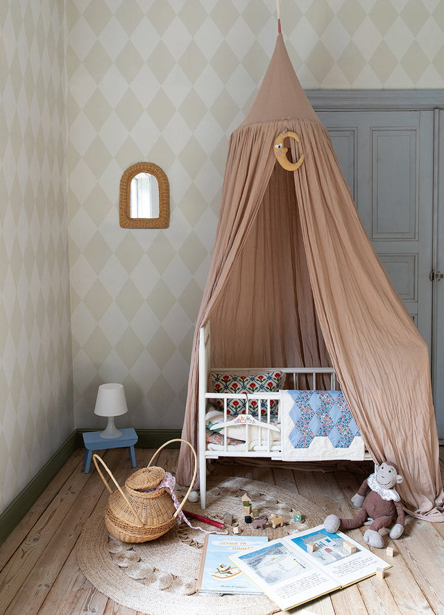 Kalas Light Grey Diamond Wallpaper with Geometric Diamond Pattern, Feature Wall Style - A-Street Prints 4111-63031