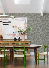 Maeve Grey Jacobean Trail Wallpaper with Botanical Floral Pattern - A-Street Prints 4120-26827