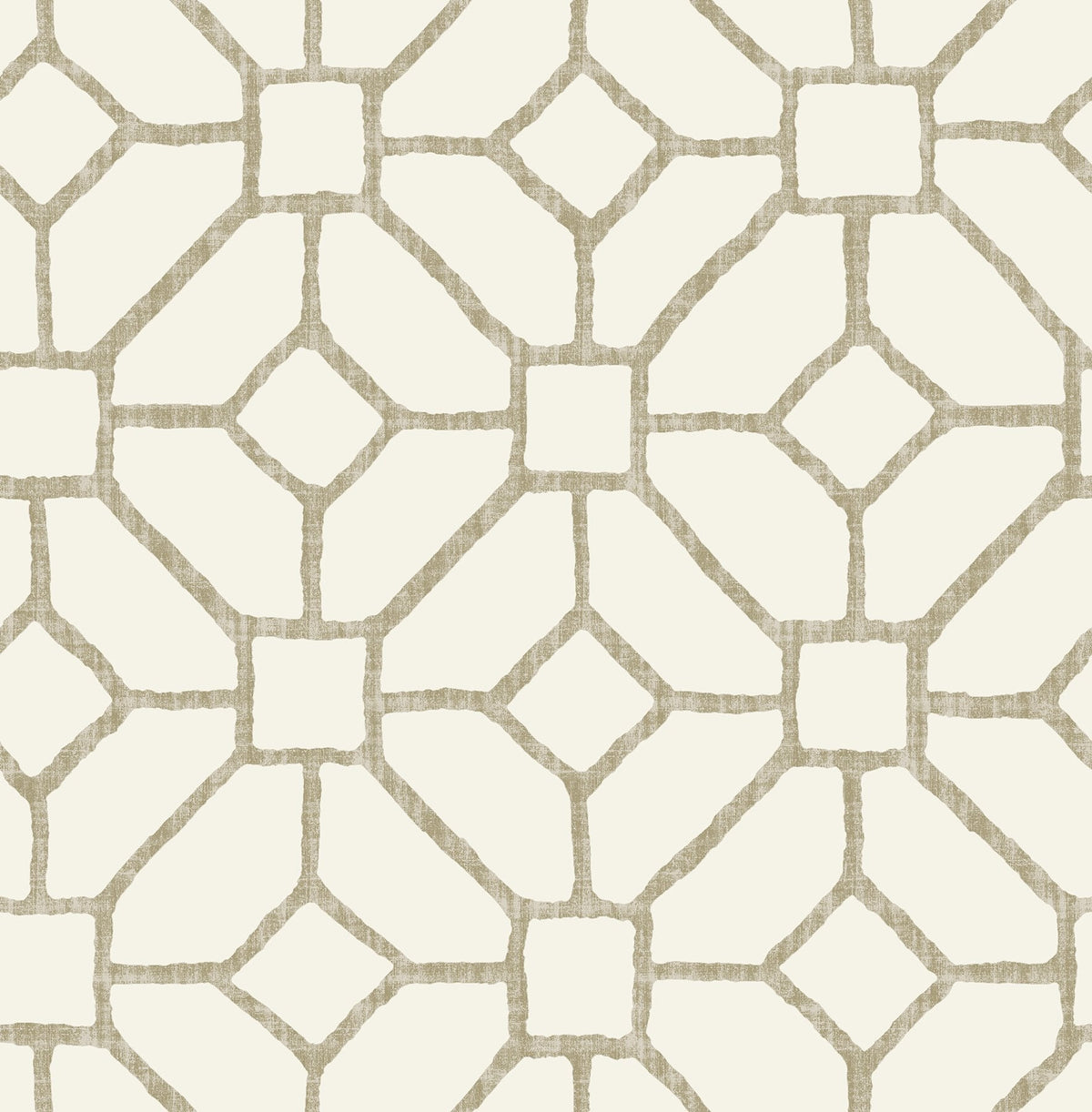 Addis Beige Trellis Wallpaper with Traditional Trellis & Lattice Pattern - A-Street Prints 4120-26829SAM