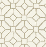 Addis Beige Trellis Wallpaper with Traditional Trellis & Lattice Pattern - A-Street Prints 4120-26829SAM