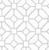 Addis Grey Trellis Wallpaper with Geometric Trellis & Lattice Pattern - A-Street Prints 4120-26832