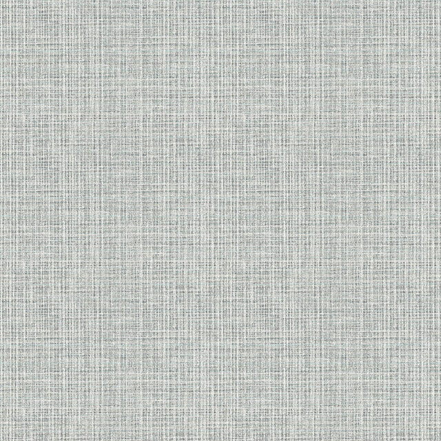Kantera Turquoise Fabric Texture Wallpaper, Raised Ink Textured Non Woven - A-Street Prints 4120-26835