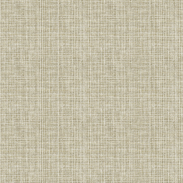 Kantera Chestnut Fabric Texture Wallpaper with Raised Ink Non Woven Textured - 4120-26838