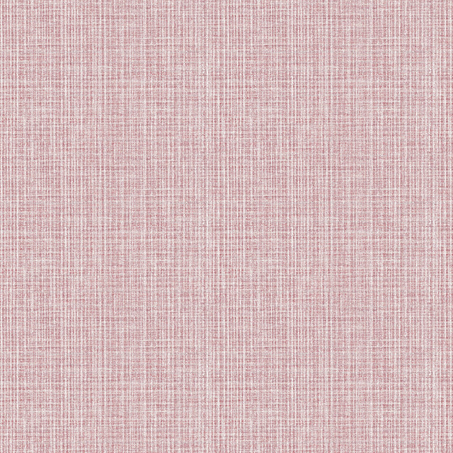 Kantera Pink Fabric Texture Wallpaper with Raised Ink Non Woven Textured Finish - A-Street Prints 4120-26839