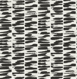 Myrtle Black Abstract Stripe Wallpaper with Modern Abstract Pattern, Raised Ink Texture - A-Street Prints 4120-26841