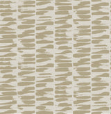 Myrtle Gold Abstract Stripe Textured Wallpaper - A-Street Prints 4120-26842