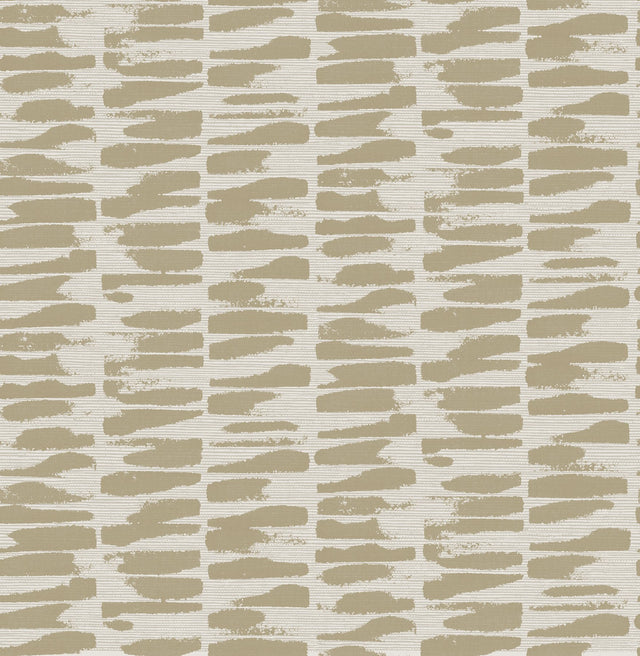 Myrtle Gold Abstract Stripe Textured Wallpaper - A-Street Prints 4120-26842