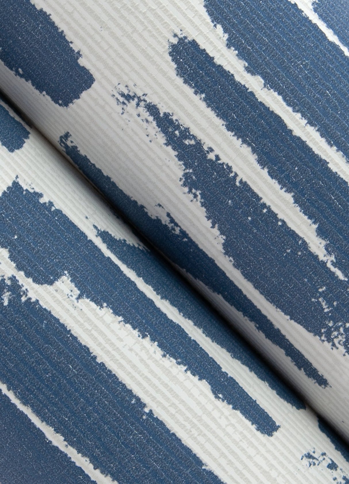 Myrtle Indigo Abstract Stripe Wallpaper with Textured Raised Ink - A-Street Prints 4120-26843