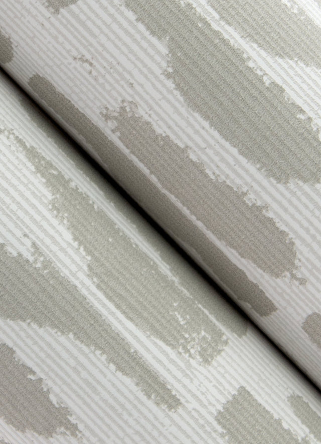 Myrtle Grey Abstract Stripe Wallpaper with Raised Ink Modern Texture - A-Street Prints 4120-26845