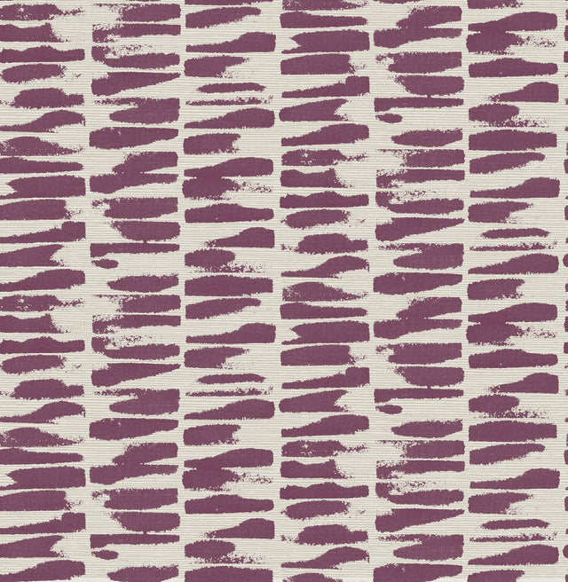 Myrtle Purple Abstract Stripe Wallpaper with Raised Ink Texture - A-Street Prints 4120-26846
