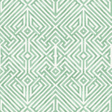 Lyon Green Geometric Key Wallpaper with Modern Geometric Pattern - A-Street Prints 4120-26850