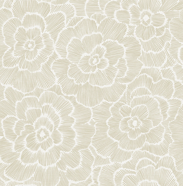 Periwinkle Stone Textured Floral Wallpaper with Raised Ink Botanical Pattern, Modern Style - A-Street Prints 4120-26852
