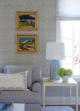 Lyon Grey Geometric Key Wallpaper with Modern Geometric Key Pattern - A-Street Prints 4120-26854