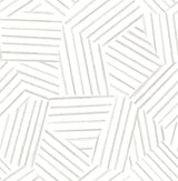 Helene Pewter Geometric Lines Wallpaper with Abstract Modern Pattern - A-Street Prints 4121-26903