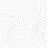 Helene Sky Blue Geometric Lines Wallpaper with Modern Abstract Non Woven Style - A-Street Prints 4121-26904