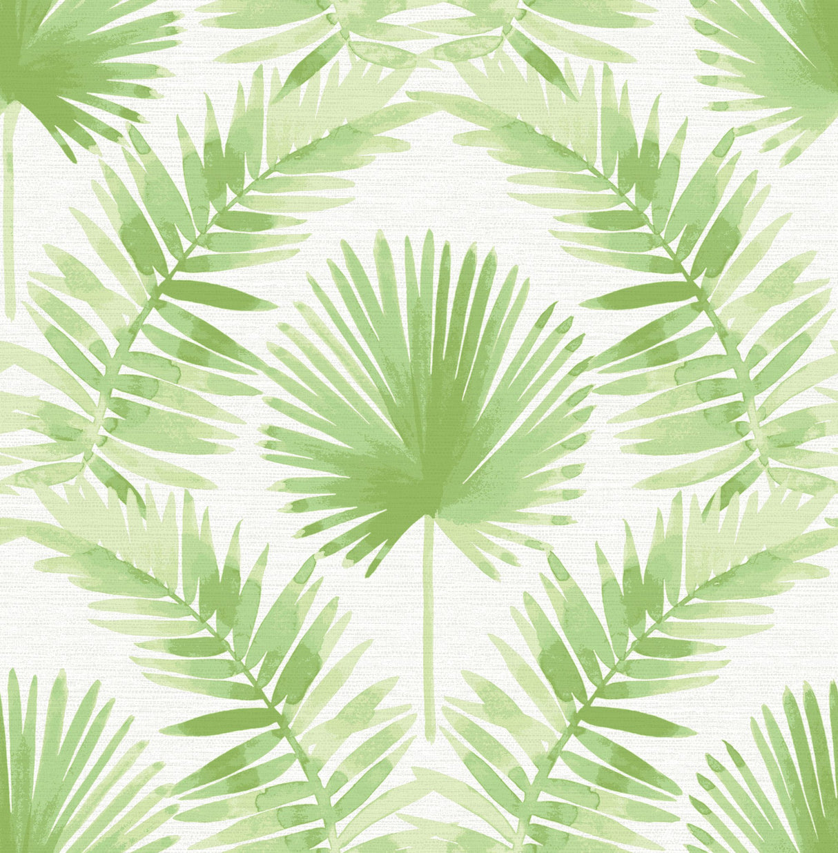 Calla Green Painted Palm Wallpaper with Botanical Coastal Style - A-Street Prints 4121-26911