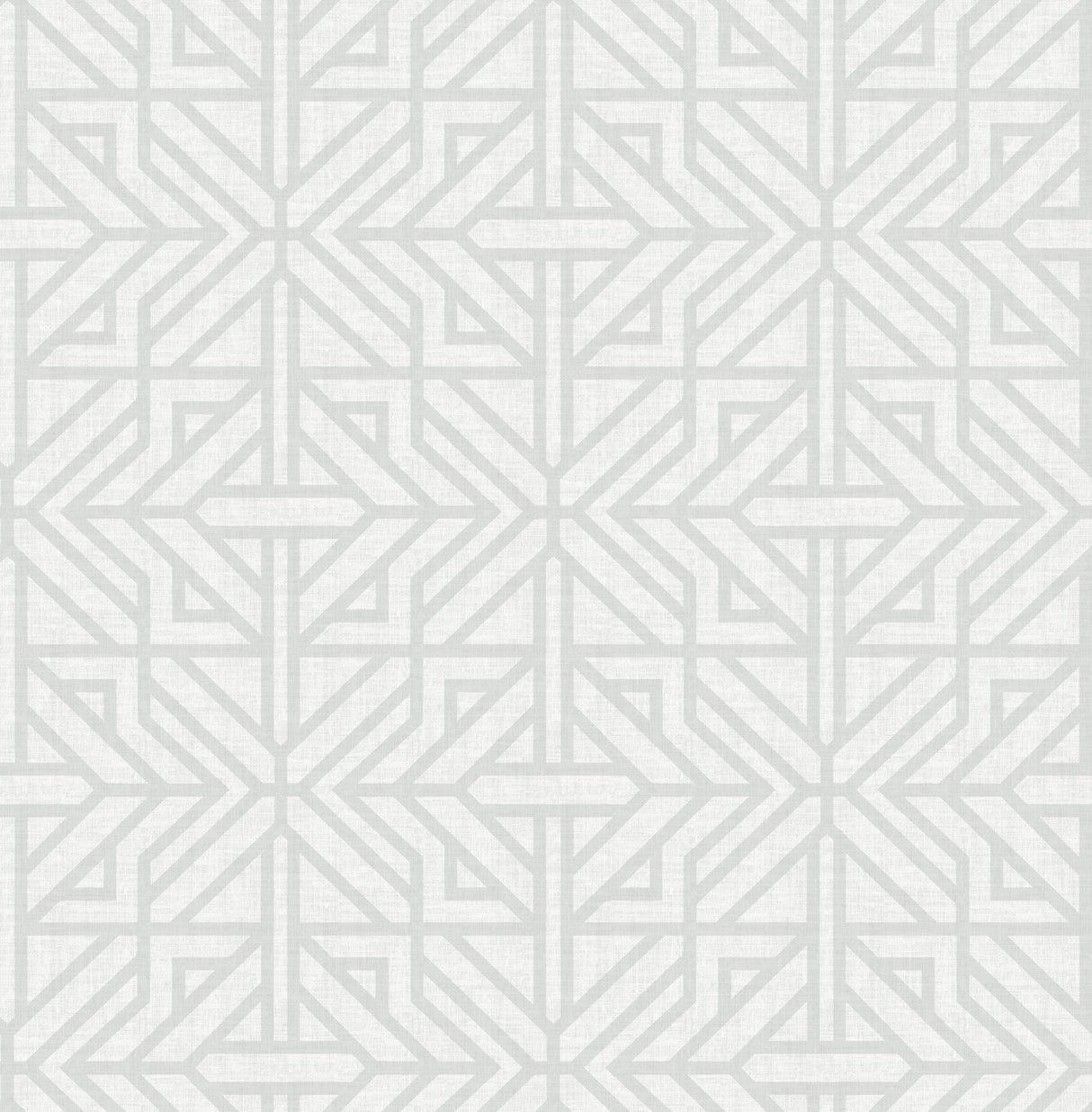 Hesper Grey Geometric Wallpaper with Linen-Texture Look - A-Street Prints 4121-26931