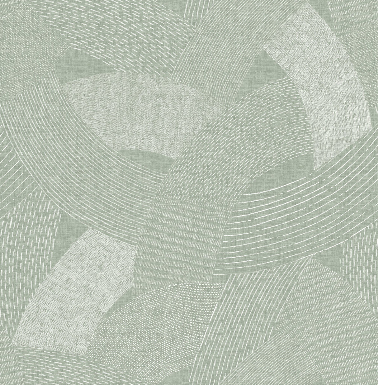 Tania Moss Woven Abstract Green Wallpaper with Modern Abstract Pattern - A-Street Prints 4121-26934