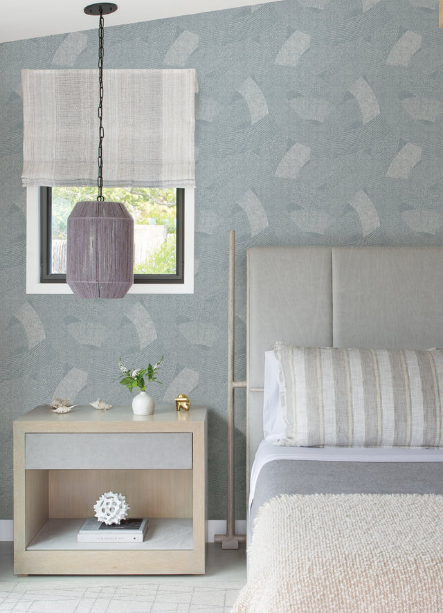 Tania Denim Woven Abstract Wallpaper with Modern Abstract Pattern - A-Street Prints 4121-26935