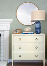 Minerva Teal Texture Geometric Wallpaper with Raised Ink Basketweave - A-Street Prints 4121-26938