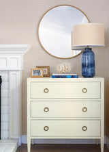 Minerva Blush Texture Geometric Wallpaper with Abstract Coastal Woven Motif - A-Street Prints 4121-26939