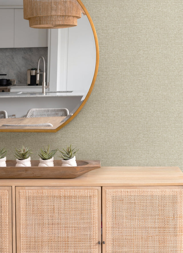 Minerva Light Brown Texture Geometric Wallpaper with Raised Ink Basketweave - A-Street Prints 4121-26940
