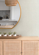 Minerva Cream Texture Geometric Wallpaper with Raised Ink Basketweave - A-Street Prints 4121-26942