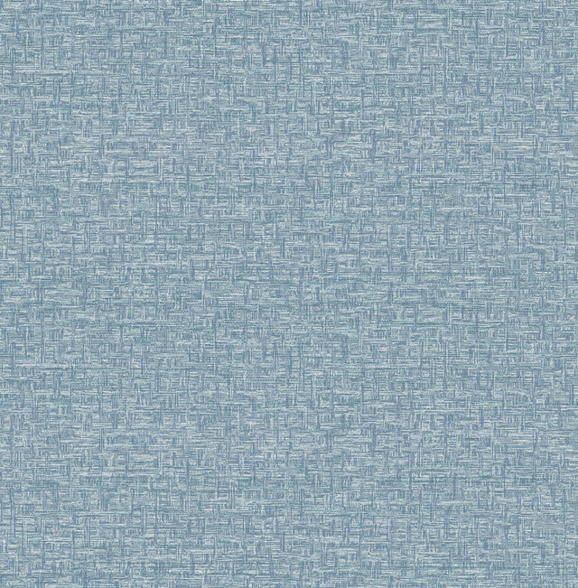 Minerva Denim Texture Geometric Wallpaper with Raised Ink Basketweave - A-Street Prints 4121-26943