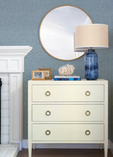 Minerva Denim Texture Geometric Wallpaper with Raised Ink Basketweave - A-Street Prints 4121-26943