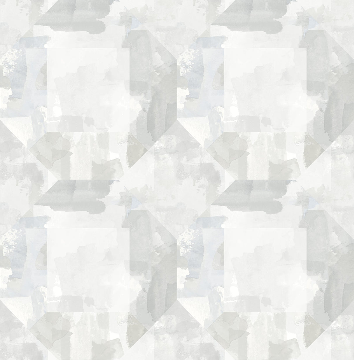 Perrin Light Grey Gem Geometric Wallpaper with Raised Ink Texture - A-Street Prints 4121-26944