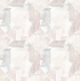 Perrin Lavender Gem Geometric Wallpaper with Raised Ink Texture - A?Street Prints 4121-26945