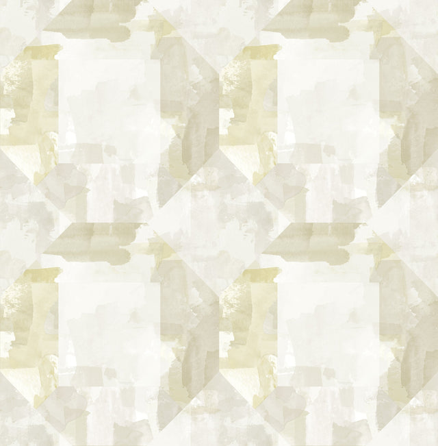 Perrin Olive Gem Geometric Wallpaper with Modern Geometric Pattern - A-Street Prints 4121-26948