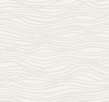 Galyn Dove Pearlescent Wave Wallpaper with Glam Abstract Beaded Finish - A-Street Prints 4121-72205