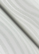 Galyn Dove Pearlescent Wave Wallpaper with Glam Abstract Beaded Finish - A-Street Prints 4121-72205