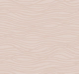 Galyn Rose Gold Pearlescent Wave Wallpaper with Beaded Abstract Glam Design - A-Street Prints 4121-72208
