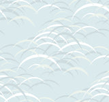 Kasia Sky Blue Abstract Wallpaper with Coastal Abstract Motif - A-Street Prints 4121-72210