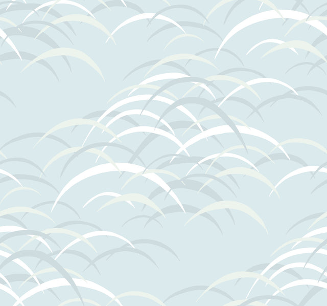 Kasia Sky Blue Abstract Wallpaper with Coastal Abstract Motif - A-Street Prints 4121-72210